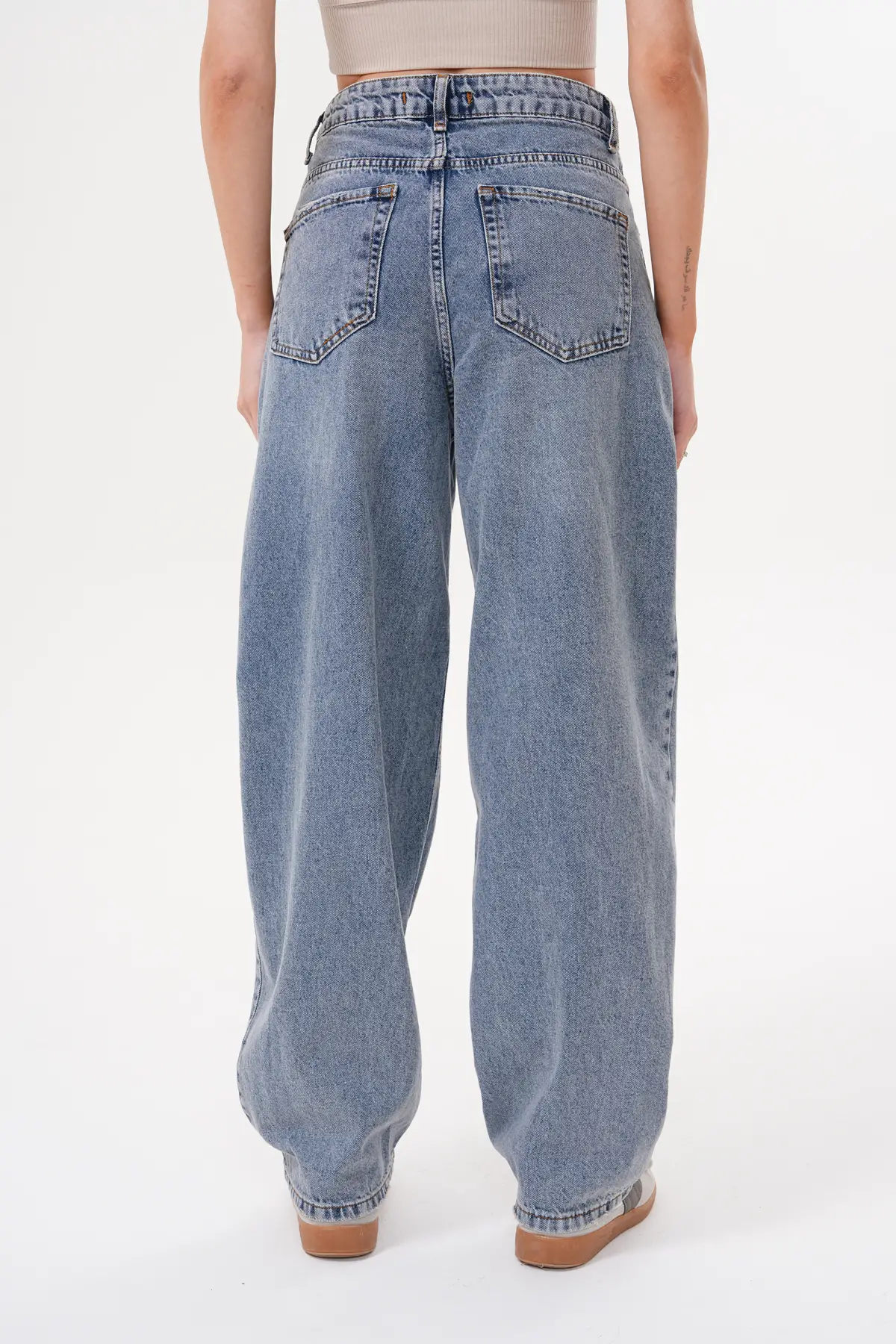 Kadın Baggy Pantolon Tint Mavi 1320-201