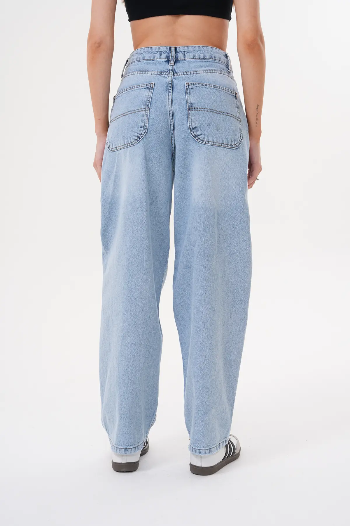 Kadın Skater Pantolon Buz Mavi 1915-107