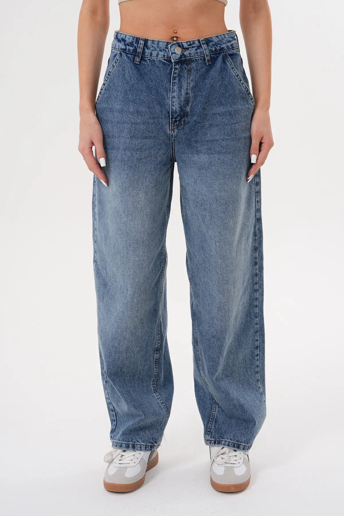 Kadın Skater Pantolon Tint Mavi 1915-106