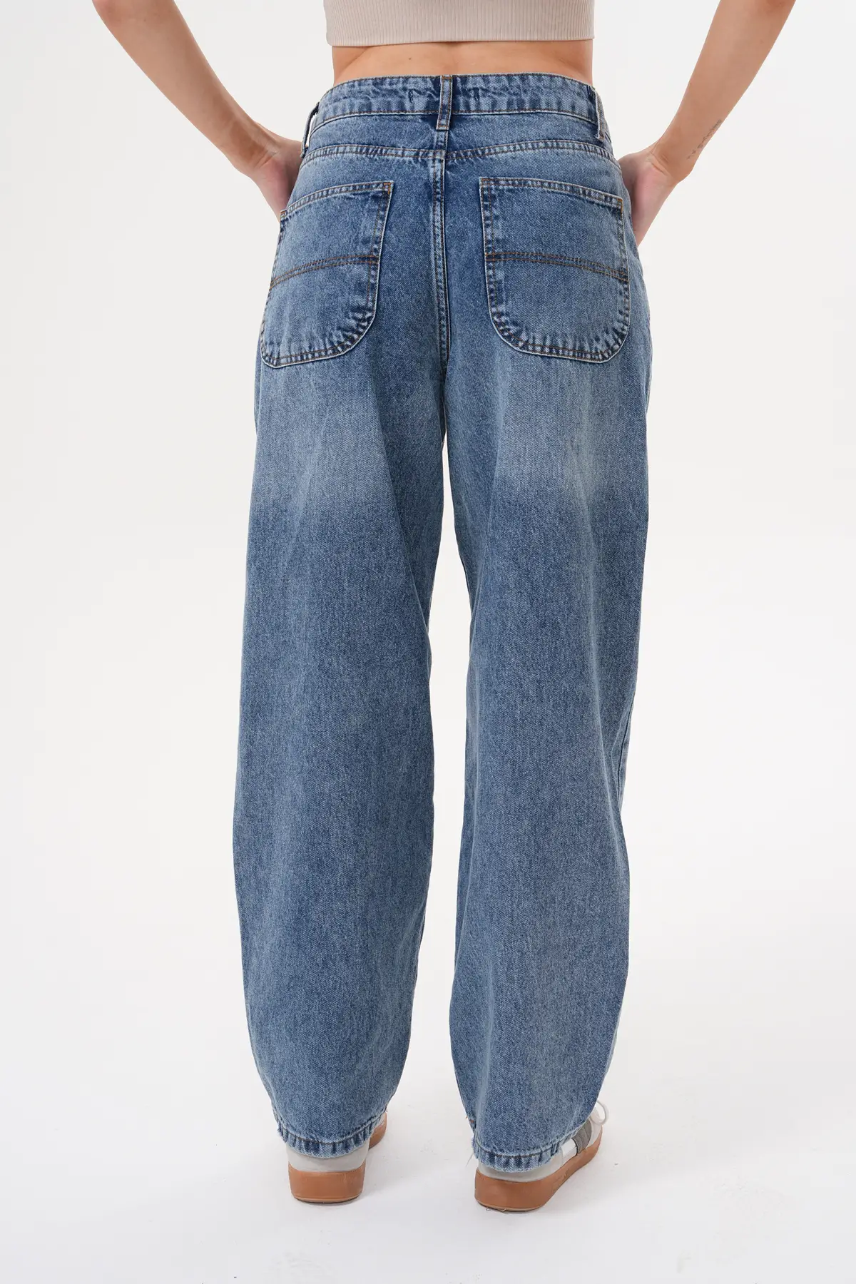 Kadın Skater Pantolon Tint Mavi 1915-106