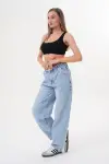 Kadın Skater Pantolon Buz Mavi 1915-107