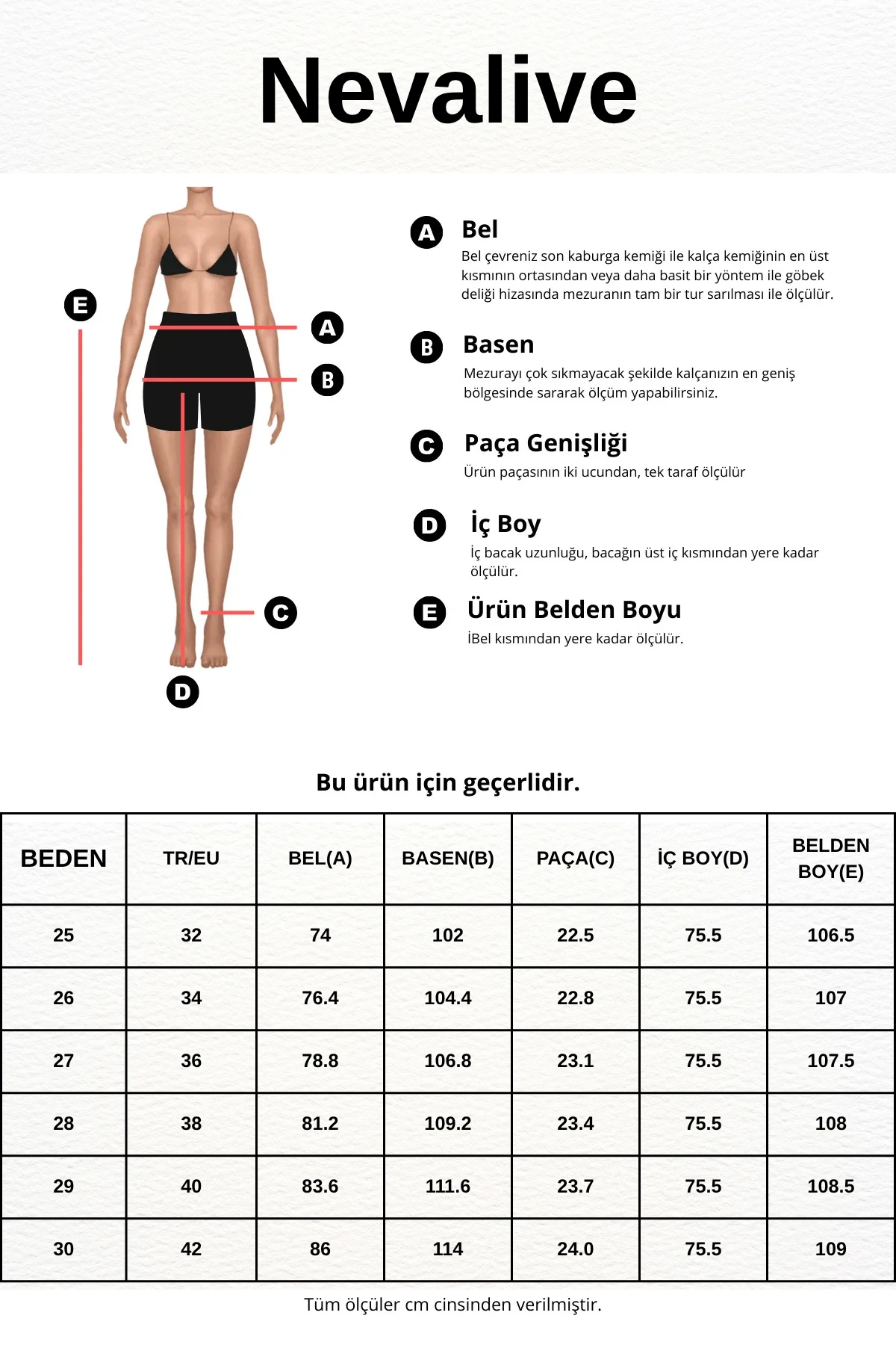 Kadın Skater Pantolon Tint Mavi 1915-106