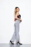 Kadın Wide Leg Pantolon Füme 355-60