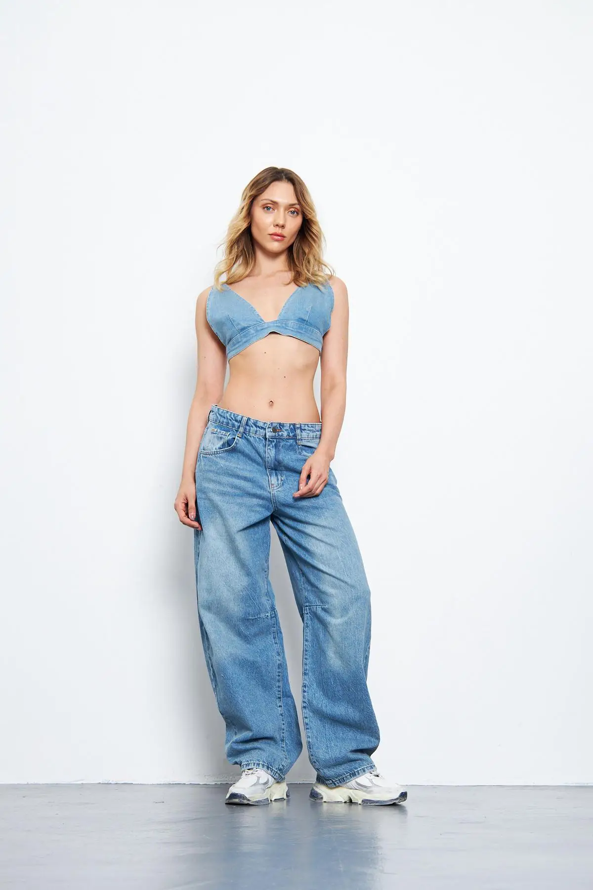 Kadın Baggy Pantolon Tintli 1350-1255