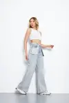 Kadın Wide Leg Pantolon Modelli Buz Mavi 1391-131